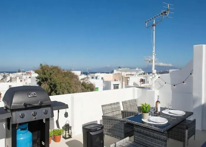 Stylish Maisonette With Beautiful Terrace Сasa de vacaciones Mykonos Town